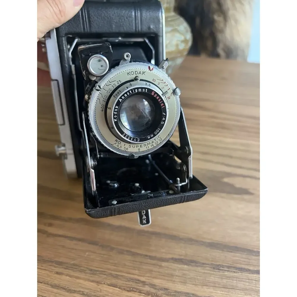 Vintage Kodak Monitor Six-20 620 Film Folding Camera Special 100mm F4.5 Lens